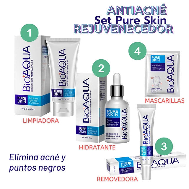 KIT ANTI ACNÉ BIOAQUA 👫