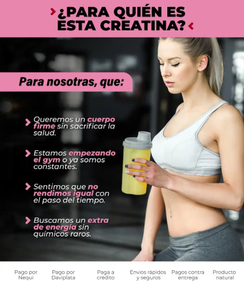 CREATINA CON COLAGENO EN OFERTA 2X1 🍑