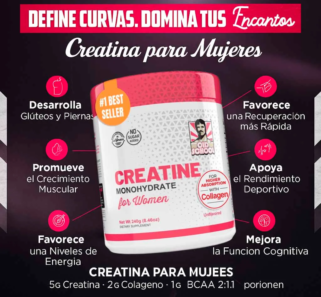 CREATINA CON COLAGENO EN OFERTA 2X1 🍑