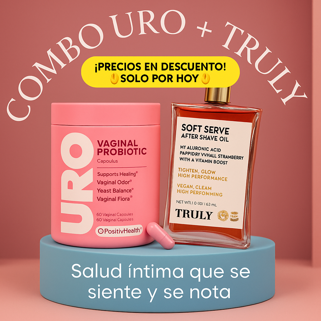 COMBO Aceite Truly + URO Probiotico con 70% DESCUENTO 💖