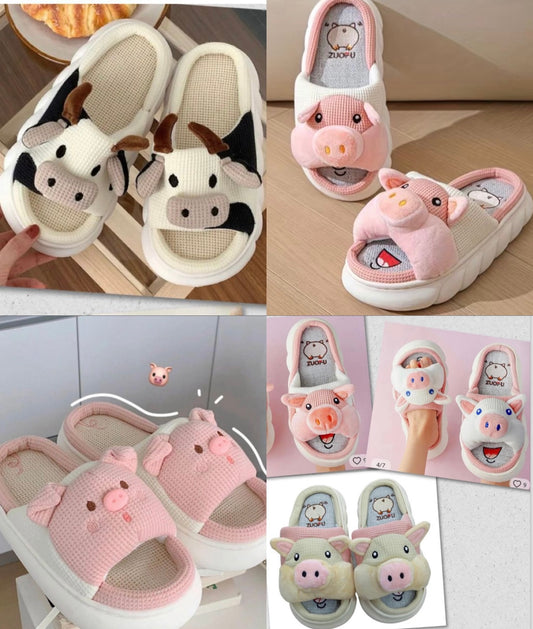 Pantuflas Animadas Antideslizantes  Envío GRATIS - LLEVA 2 X EL PRECIO DE 1 🚚