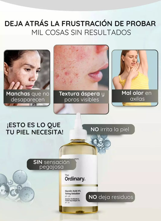 Ácido Glicólico 7% - THE ORDINARY OFERTA 2X1 🍃