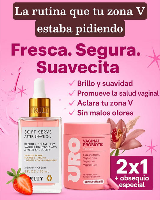 COMBO Aceite Truly + URO Probiotico con 70% DESCUENTO 💖